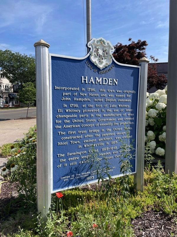 Hamden Marker image. Click for full size.