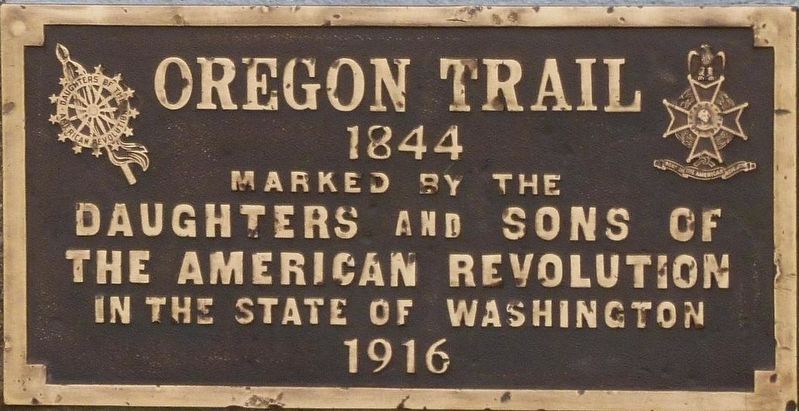 Oregon Trail 1844 Marker. Click for full size. Oregon Trail 1844 Marker image. Click for full size.
