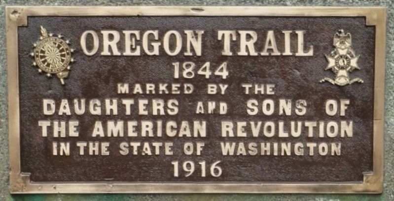 Oregon Trail 1844 Marker. Click for full size. Oregon Trail 1844 Marker image. Click for full size.