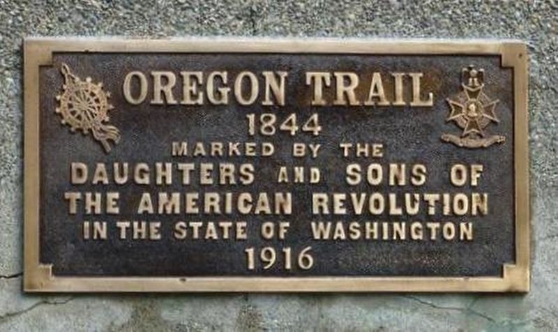 Oregon Trail 1844 Marker. Click for full size. Oregon Trail 1844 Marker image. Click for full size.