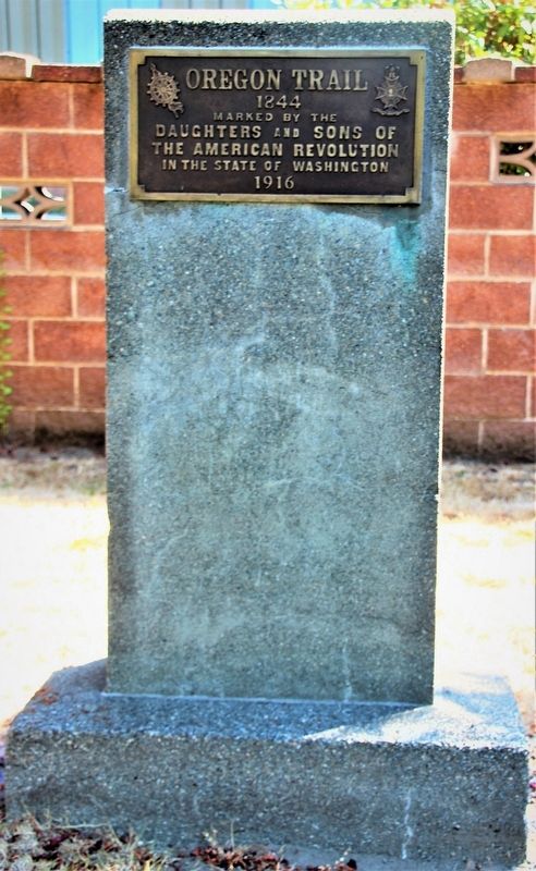 OT 1844 Marker- full monument outside the fence of CH20 International after 2016 restoration.. Click for full size. OT 1844 Marker- full monument outside the fence of CH20 International after 2016 restoration. image. Click for full size.