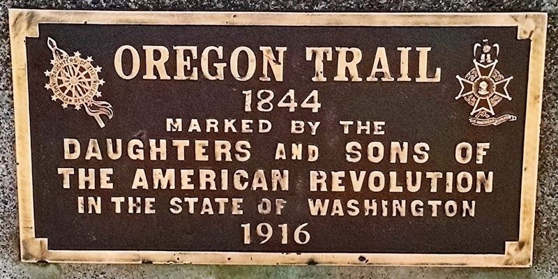Oregon Trail 1844 Marker. Click for full size. Oregon Trail 1844 Marker image. Click for full size.