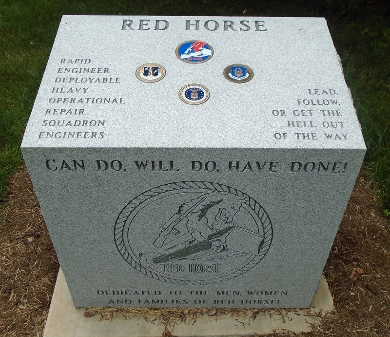 Red Horse Marker. Click for full size. Red Horse Marker image. Click for full size.