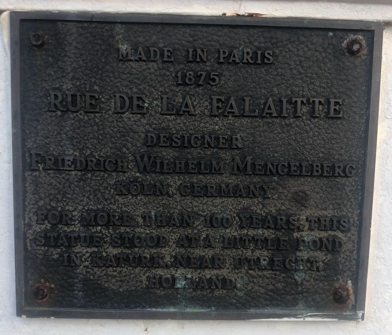Rue de la Falaitte Marker image. Click for full size.