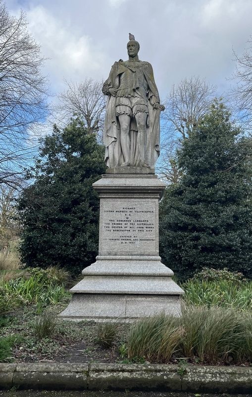 Richard Grosvenor Statue. Click for full size. Richard Grosvenor Statue image. Click for full size.