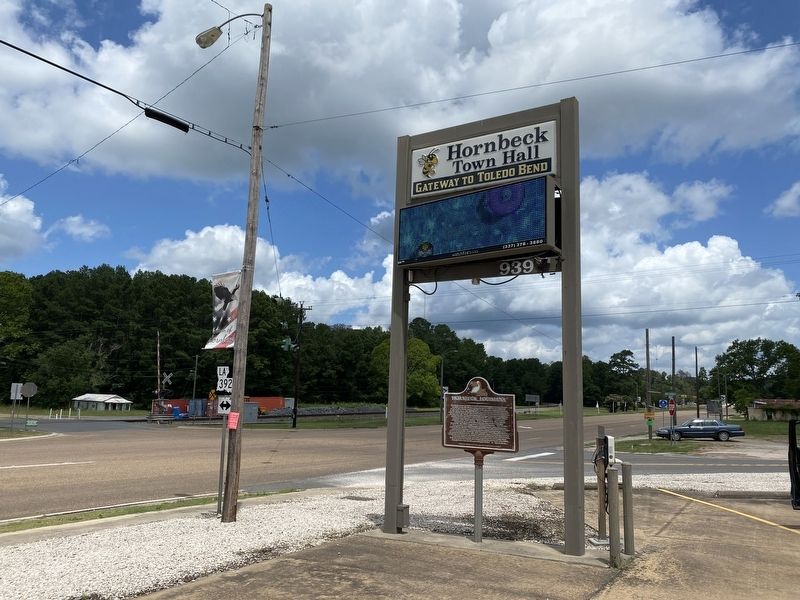 Hornbeck, Louisiana Marker image. Click for full size.