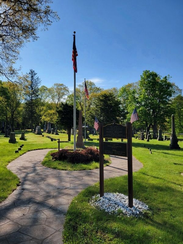 Francis Bellamy gravesite and Marker. Click for full size. Francis Bellamy gravesite and Marker image. Click for full size.