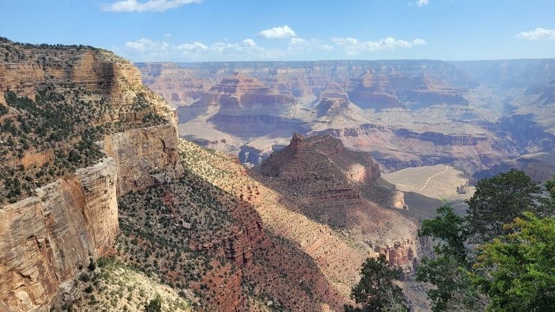 The view of the Grand Canyon. Click for full size. The view of the Grand Canyon image. Click for full size.