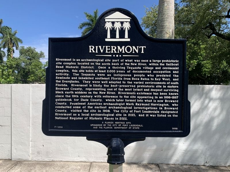 Rivermont Marker. Click for full size. Rivermont Marker image. Click for full size.
