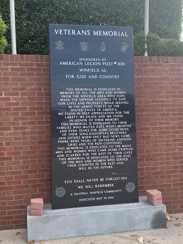 Veterans Memorial image. Click for full size.