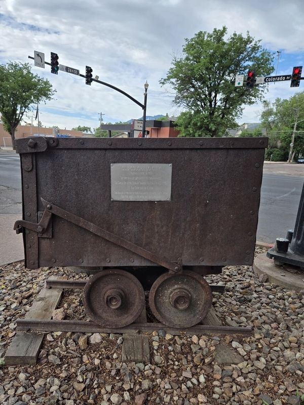 Closeup of mine cart. Click for full size. Closeup of mine cart image. Click for full size.