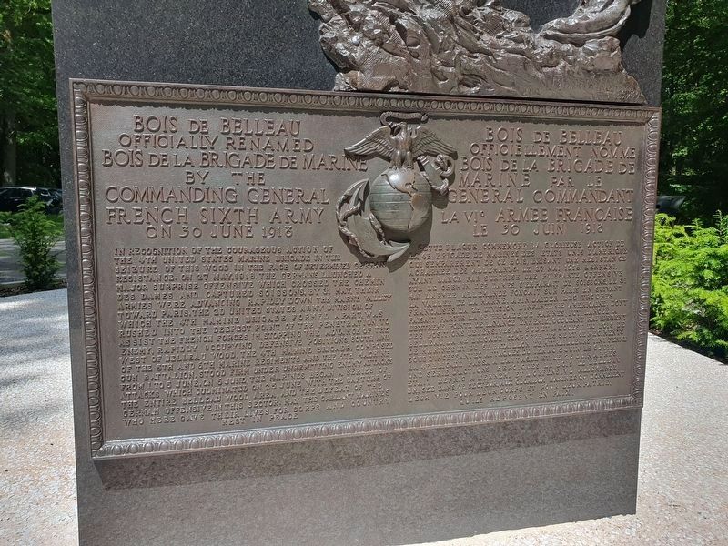 Belleau Wood Marine Memorial image. Click for full size.