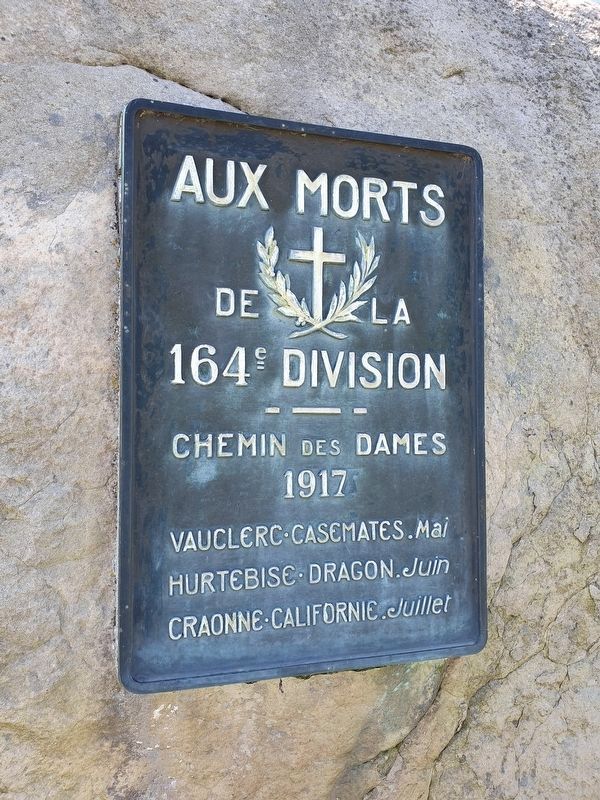 Aux morts de la 164e Division Memorial. Click for full size. Aux morts de la 164e Division Memorial image. Click for full size.