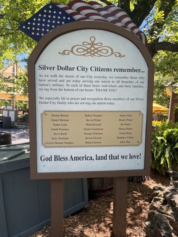 Silver Dollar City Remember... Marker. Click for full size. Silver Dollar City Remember... Marker image. Click for full size.