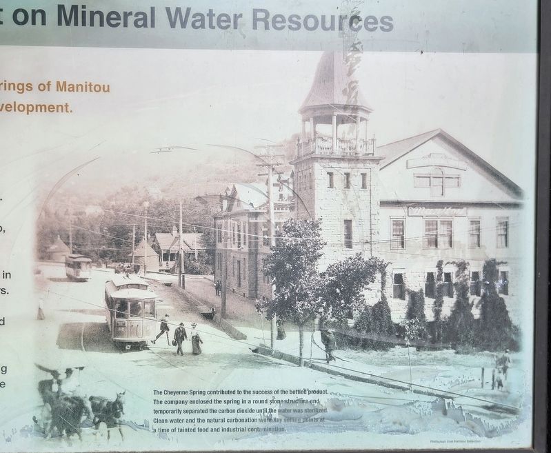 Historic photo of Manitou Springs. Click for full size. Historic photo of Manitou Springs image. Click for full size.