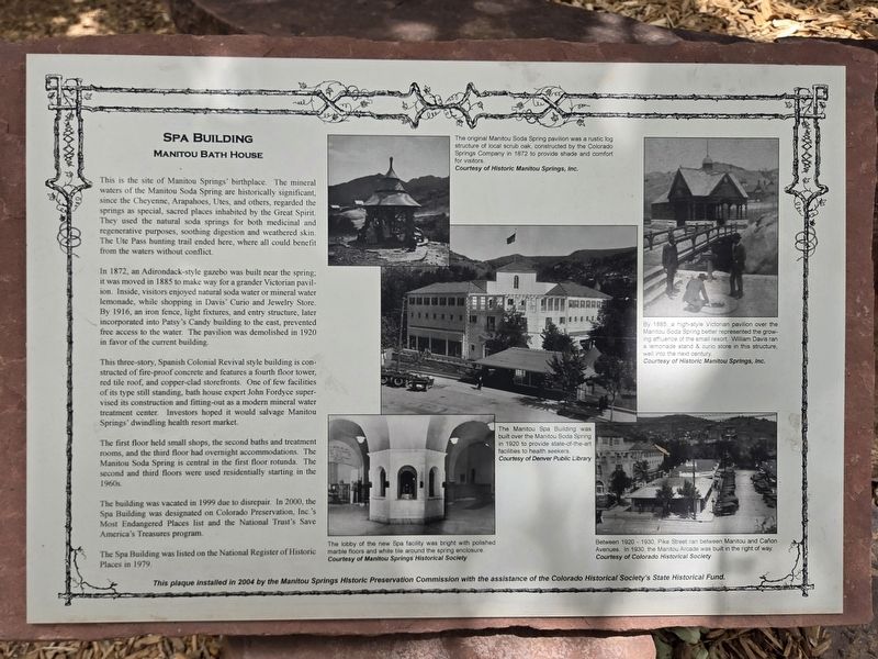 Spa Building Marker image. Click for full size.