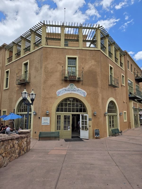 Spa Building entrance image. Click for full size.