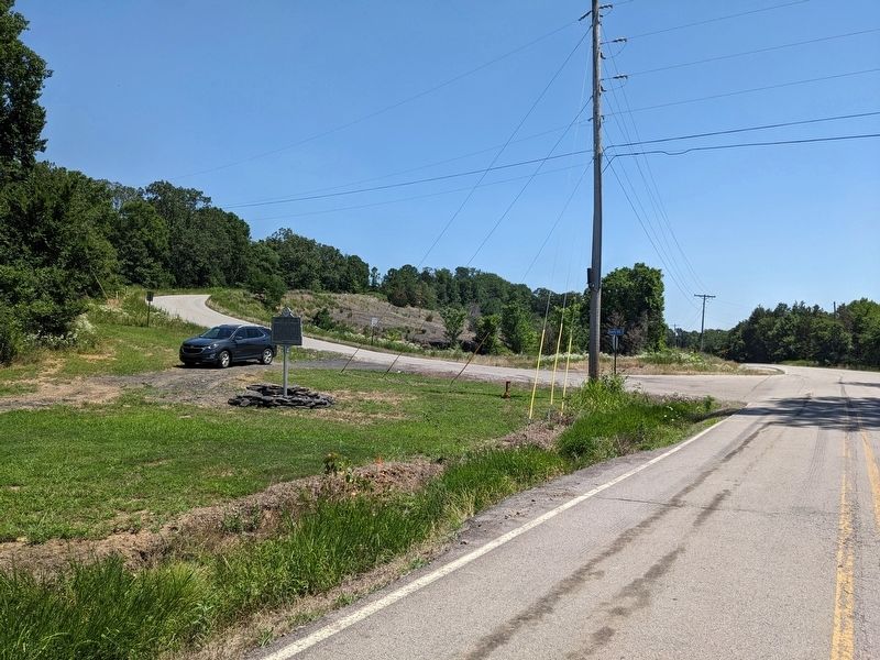 Marker as seen from Dripping Springs Road heading south image. Click for full size.
