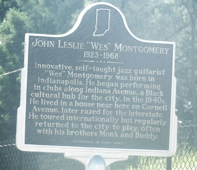 John Leslie �Wes� Montgomery Marker, Side One image. Click for full size.