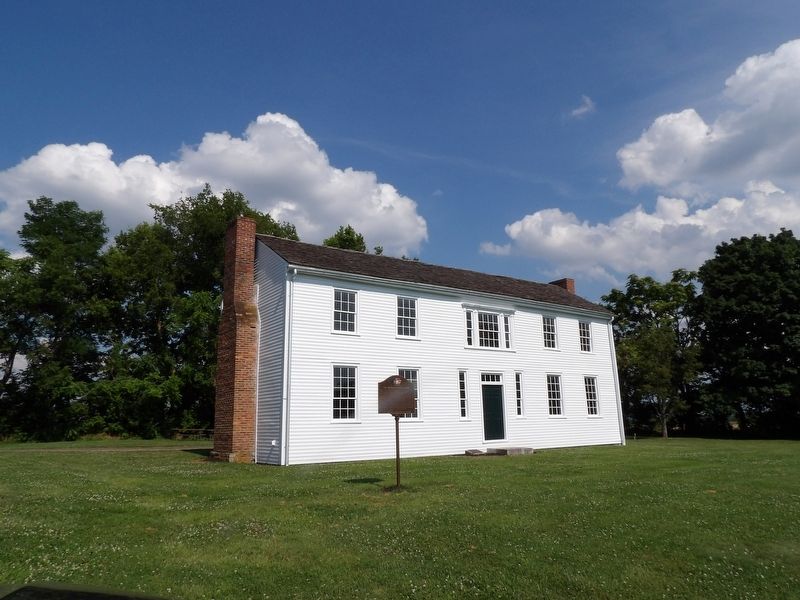 The Mordecai Lincoln House Marker image. Click for full size.