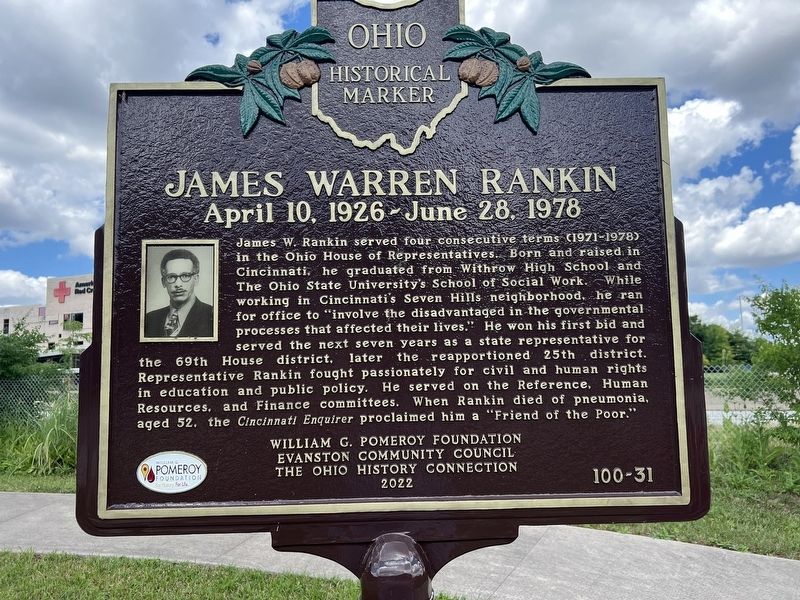 James Warren Rankin side of marker. Click for full size. James Warren Rankin side of marker image. Click for full size.