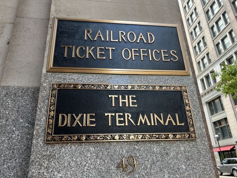 Brass plaques at entryway. Click for full size. Brass plaques at entryway image. Click for full size.