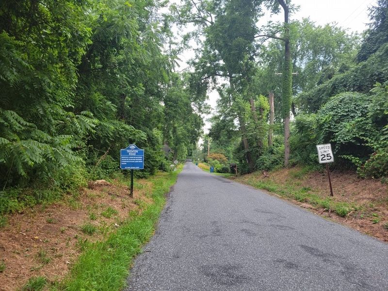 Trenton Road Marker image. Click for full size.