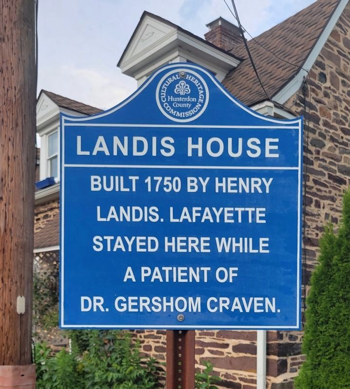 Landis House Marker image. Click for full size.