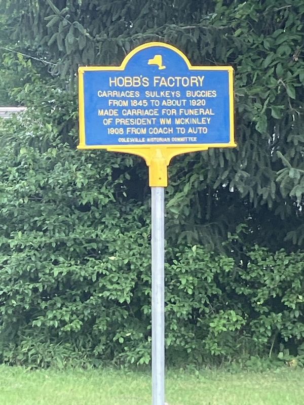 Hobb's Factory Marker. Click for full size. Hobb's Factory Marker image. Click for full size.
