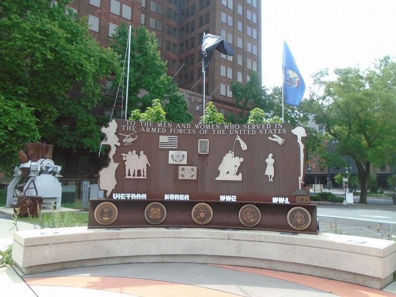 Steelworkers Veterans Memorial. Click for full size. Steelworkers Veterans Memorial image. Click for full size.