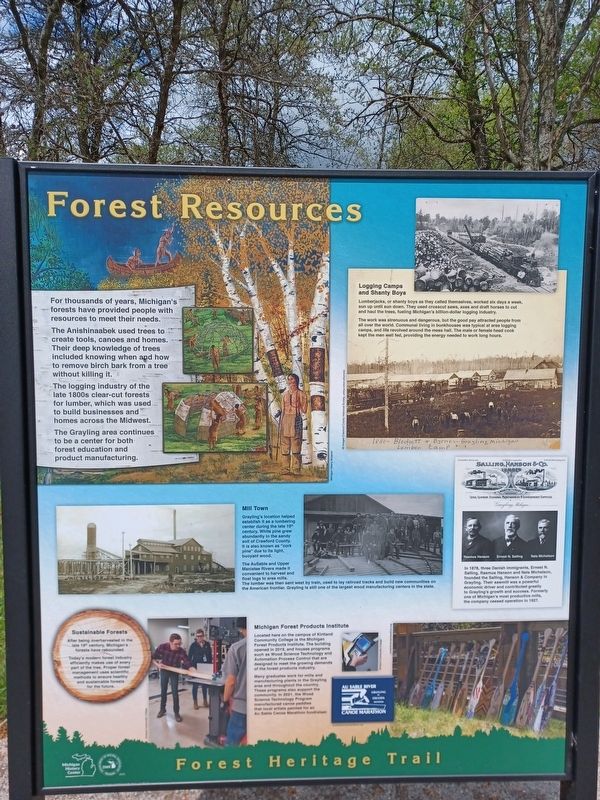 Forest Resources Marker image. Click for full size.