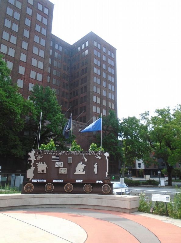 Steelworkers Veterans Memorial. Click for full size. Steelworkers Veterans Memorial image. Click for full size.