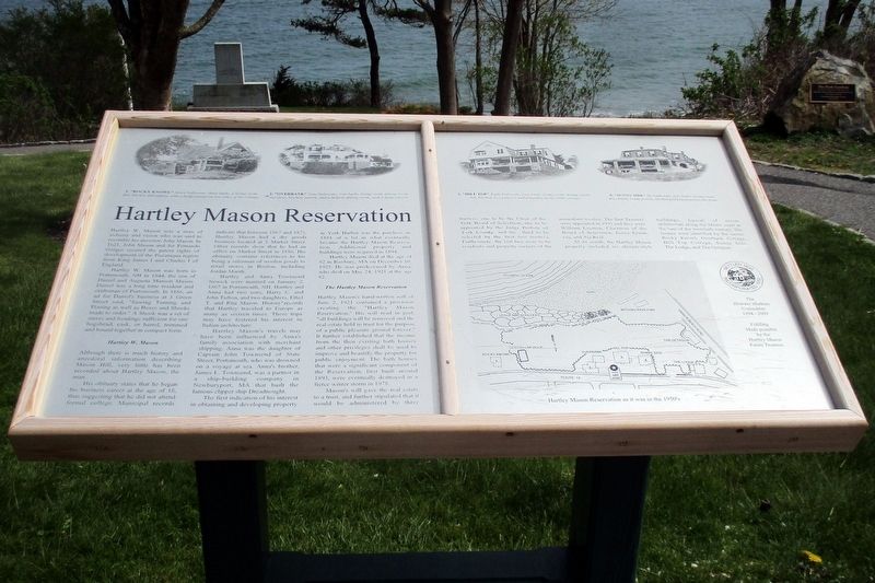 Hartley Mason Reservation wayside image. Click for full size.