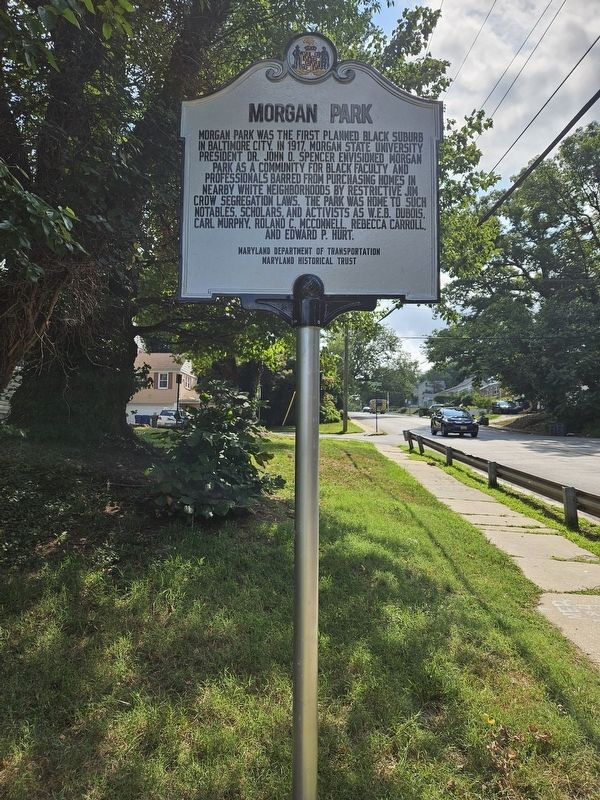 Morgan Park Marker. Click for full size. Morgan Park Marker image. Click for full size.