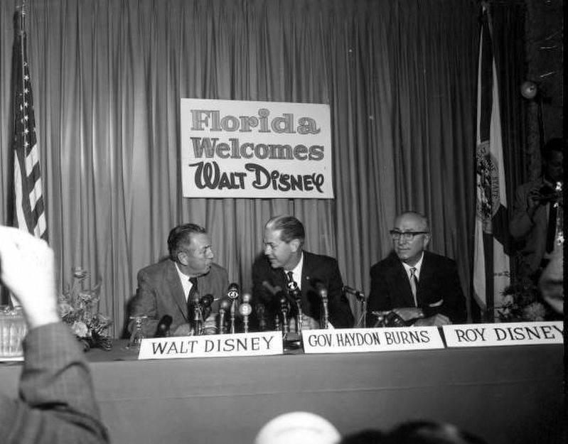 Disney brothers at Florida press conference. Click for full size. Disney brothers at Florida press conference image. Click for full size.