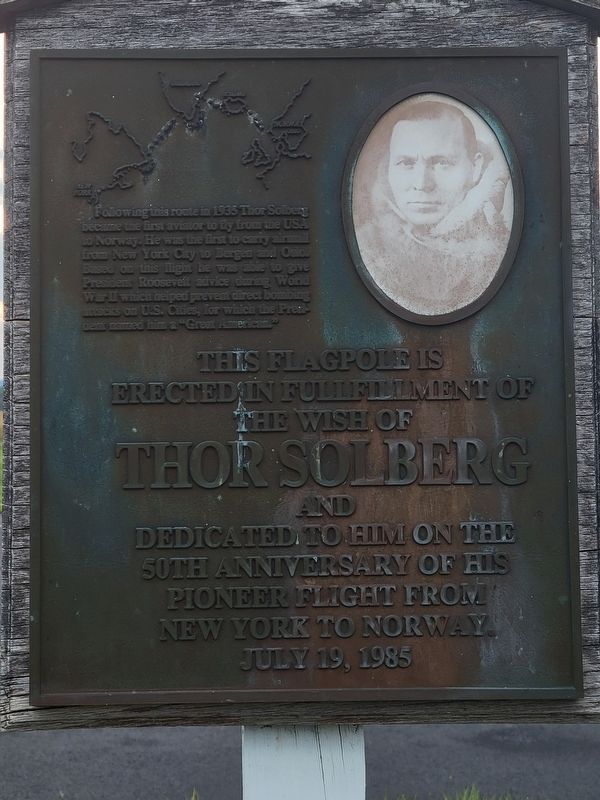Thor Solberg Marker. Click for full size. Thor Solberg Marker image. Click for full size.