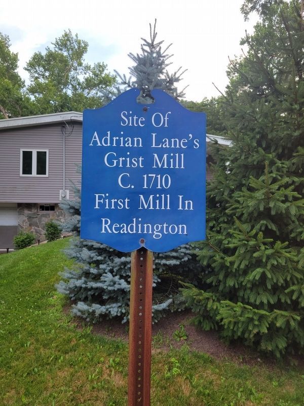 Adrian Lane's Grist Mill Historical Marker