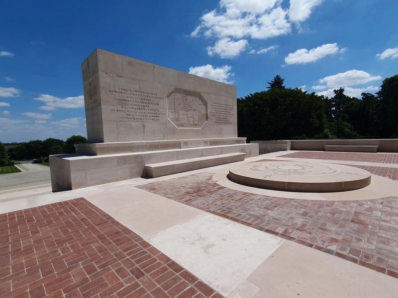 Bellicourt American Monument Reverse image. Click for full size.