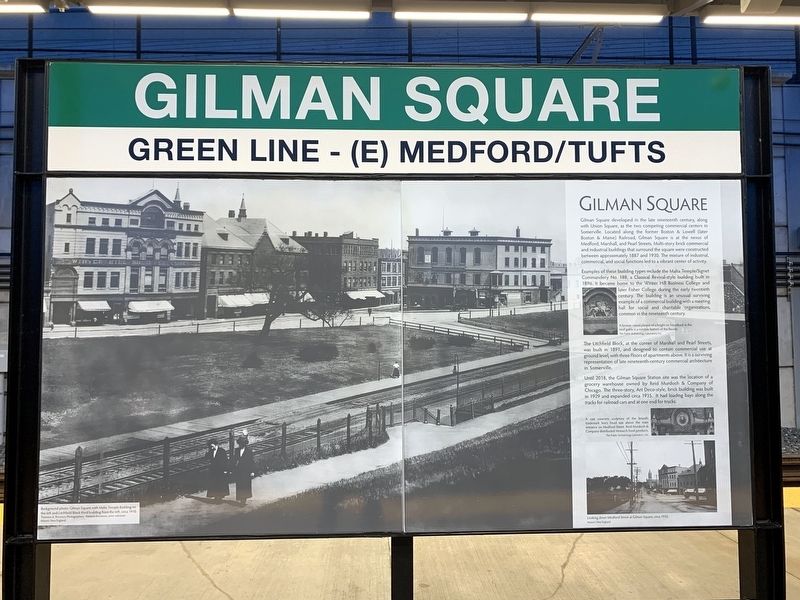 Gilman Square Marker. Click for full size. Gilman Square Marker image. Click for full size.