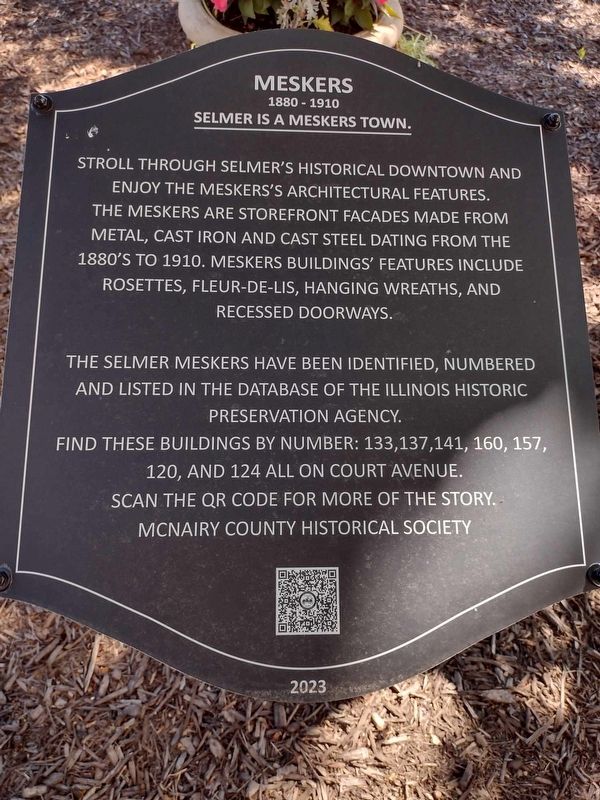 Meskers Marker. Click for full size. Meskers Marker image. Click for full size.
