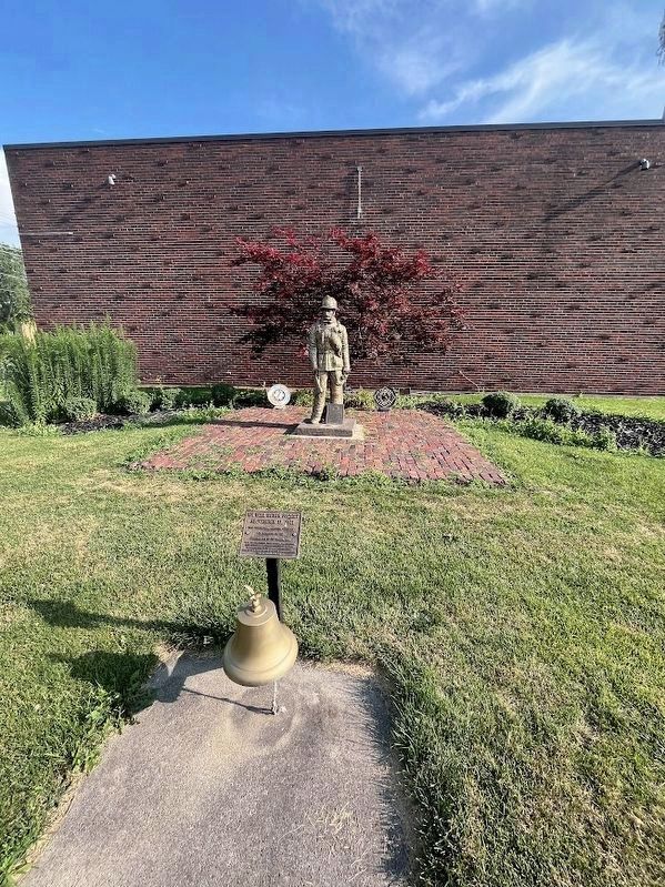 Bensenville Fire Prevention District 9/11 Memorial. Click for full size. Bensenville Fire Prevention District 9/11 Memorial image. Click for full size.