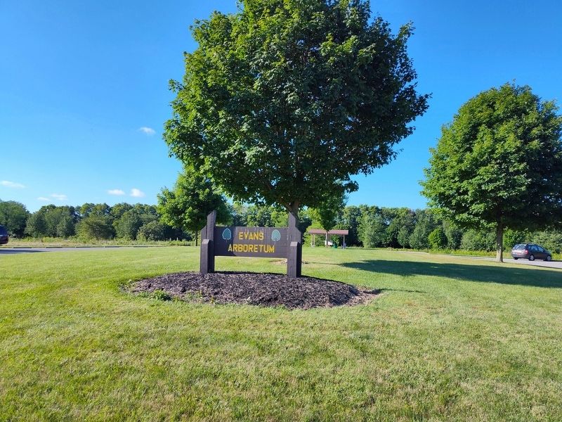 Evans Arboretum Marker image. Click for full size.