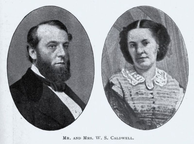William Shakespeare Caldwell and Mary Eliza Breckinridge Caldwell. Click for full size. William Shakespeare Caldwell and Mary Eliza Breckinridge Caldwell image. Click for full size.