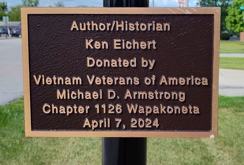 Fort Au Glaize and the First Wapakoneta Shawnee Council House Marker. Click for full size. Fort Au Glaize and the First Wapakoneta Shawnee Council House Marker image. Click for full size.