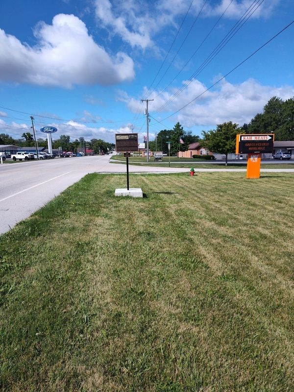 Fort Au Glaize and the First Wapakoneta Shawnee Council House Marker. Click for full size. Fort Au Glaize and the First Wapakoneta Shawnee Council House Marker image. Click for full size.