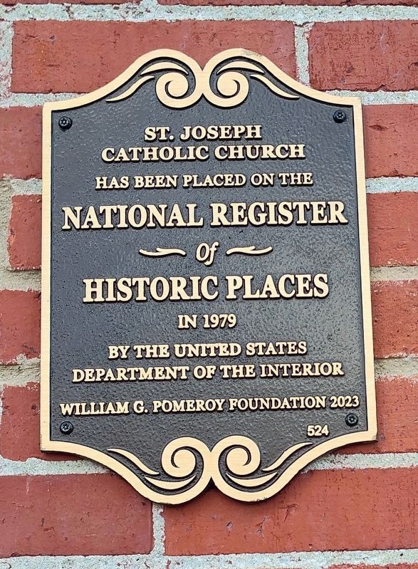 St. Joseph Catholic Church Marker. Click for more information. St. Joseph Catholic Church Marker image. Click for more information.