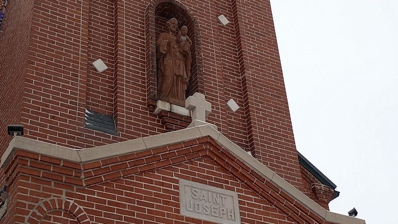 St. Joseph Catholic Church Name Stone. Click for full size. St. Joseph Catholic Church Name Stone image. Click for full size.