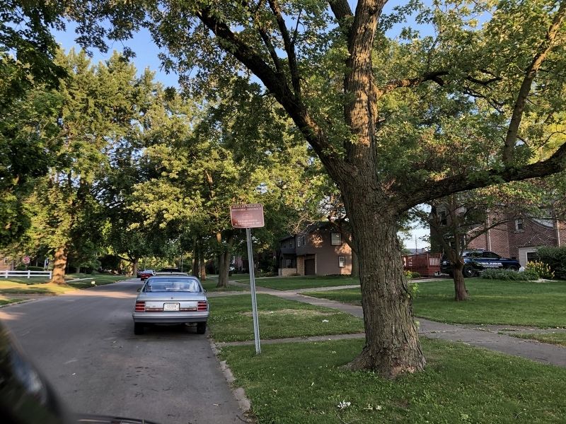 Hawley Heights Historic District Marker. Click for full size. Hawley Heights Historic District Marker image. Click for full size.
