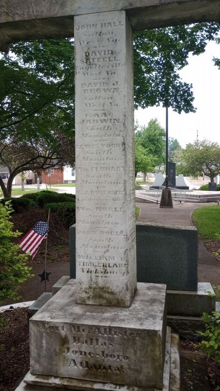 Co. D. 30th Ohio Volunteers Marker image. Click for full size.