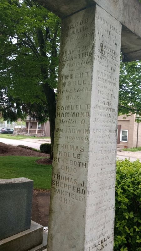 Co. D. 30th Ohio Volunteers Marker image. Click for full size.